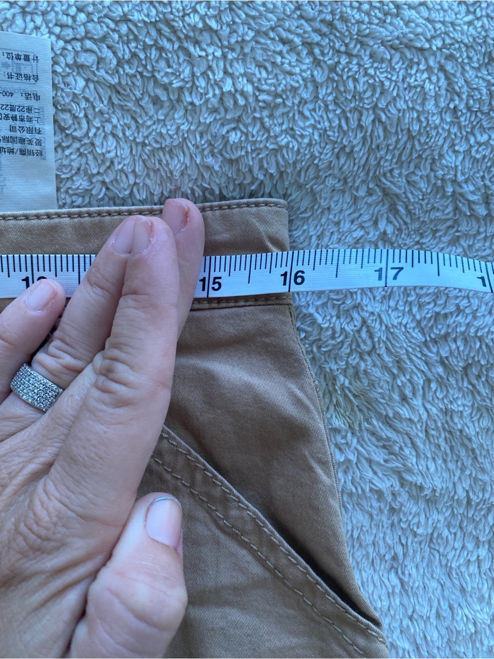 New Vintage Abercrombie & Fitch Y2K Khaki Utility Button-Front Mini Skirt Small - Picture 8 of 8